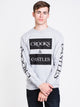 MENS DIS KLEPTO 19 LONG SLEEVET-SHIRT- HTHR GRY