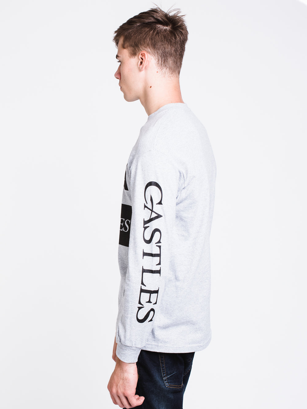 MENS DIS KLEPTO 19 LONG SLEEVET-SHIRT- HTHR GRY