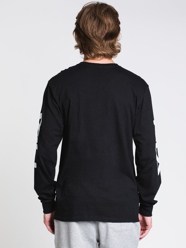MENS CHEZ LONG SLEEVET-SHIRT- BLACK/WHITE/GOLD