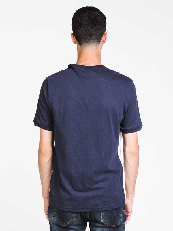 MENS CONTE SHORT SLEEVE T-SHIRT- NAVY/WHITE