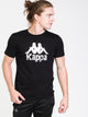 MENS ATH ESTESSI SLIM SHORT SLEEVE T-BLK/SLV