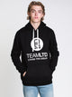 MENS CLASSIC PULLOVER HOODIE- BLACK
