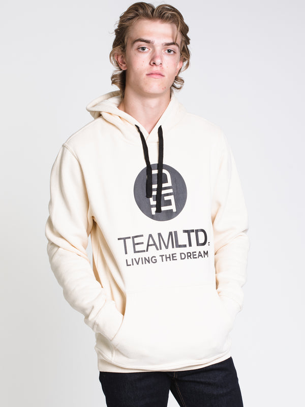 MENS CLASSIC PULLOVER HOODIE- CREAM