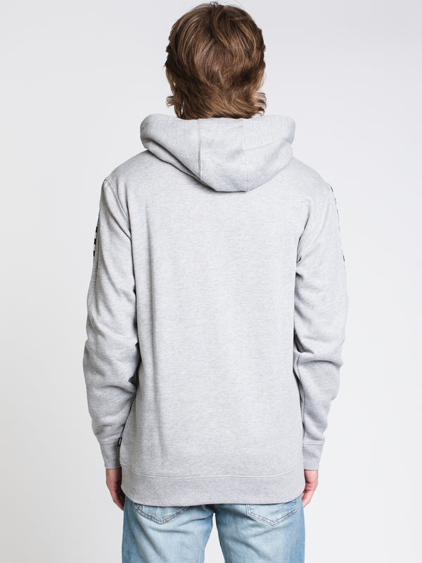 MENS CL CHECKER PULLOVER HD - CEMENT