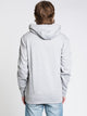 MENS CL CHECKER PULLOVER HD - CEMENT