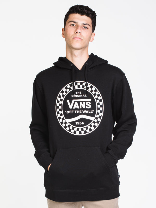 MENS CHECKERED SIDE STR FRONT PULLOVER