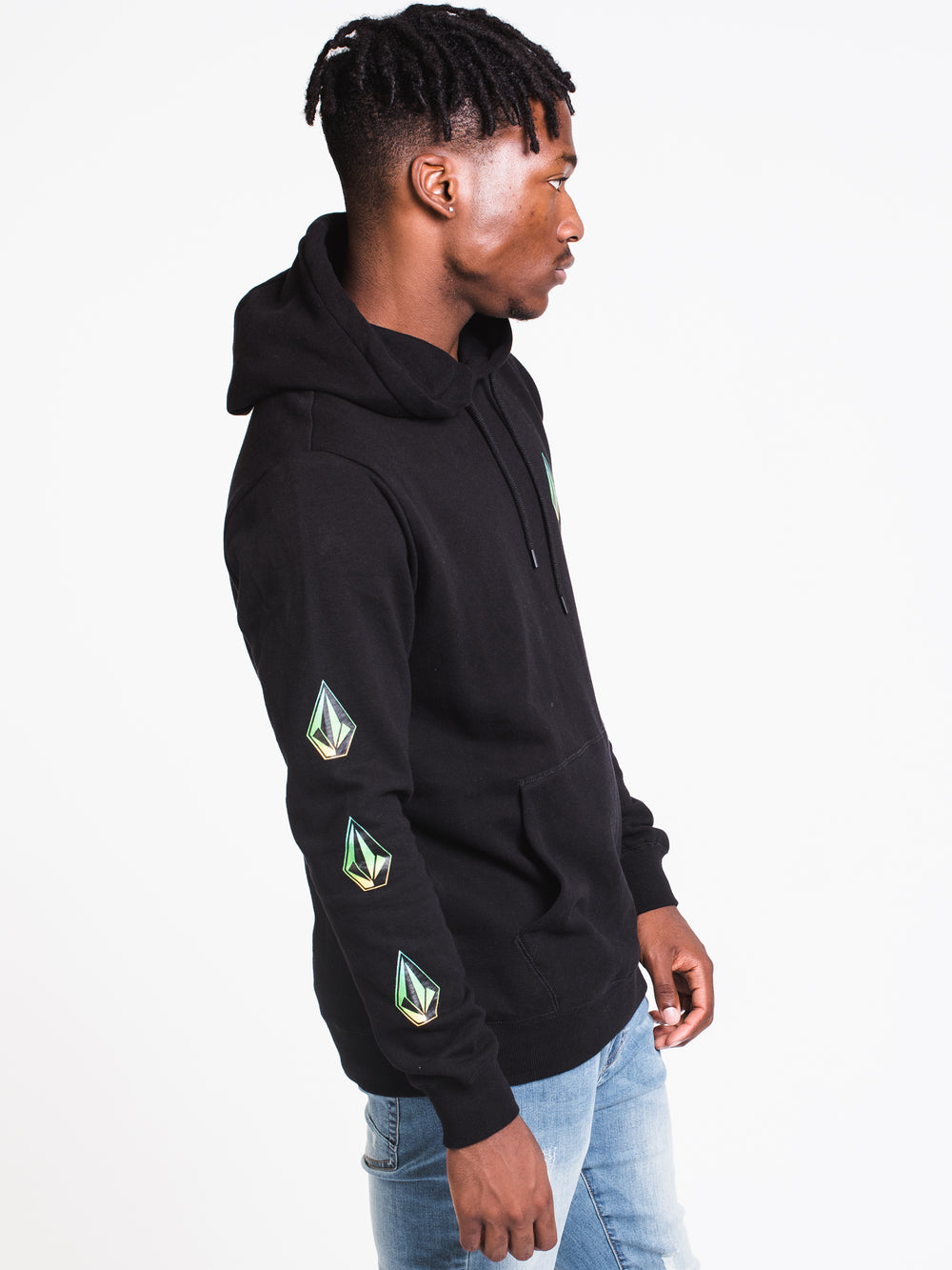 MENS DEADLY STONES PULLOVER HD - BLACK