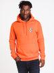 MENS DEADLY STONES PULLOVER HD - ORANGE