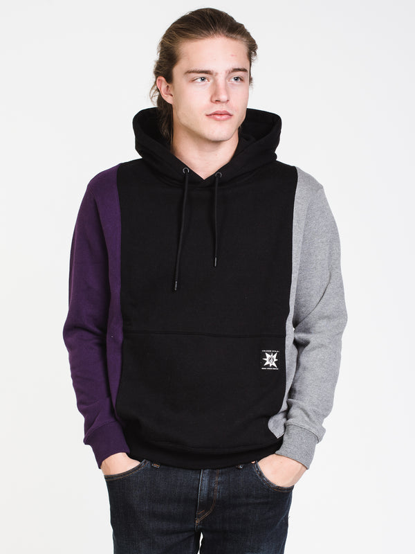 MENS A.P.#2 P/O HOOD - BLACK/GREY
